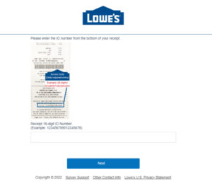 How to take the www Lowes com survey